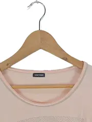 Vorschaubild 3 von Damen T-Shirt Print Rosa Gr. 42 XL Kurzarm Casual Shirt