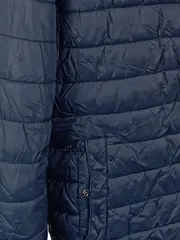 Vorschaubild 4 von Herren Steppjacke Daunenjacke Kapuze Gr. 48/M Blau Outdoor