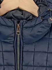 Vorschaubild 3 von Herren Steppjacke Daunenjacke Kapuze Gr. 48/M Blau Outdoor