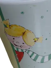 Vorschaubild 2 von Nordic X-mas Kindertasse Peekaboo Kuckuck Mädchen Porzellan Weiß