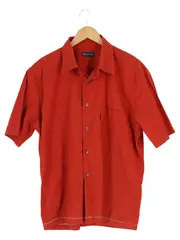 Vorschaubild 1 von MARC O POLO Herren Freizeithemd Rot Gr. 54/XXL Kurzarm Baumwolle Uni
