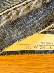 Vorschaubild 6 von Damen Destroyed Jeans W24/L32 Blau Used Look Skinny