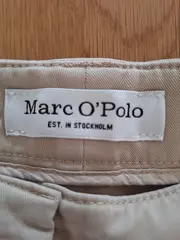 Vorschaubild 3 von Damen Stoffhose Gr. 36 Beige Casual Baumwolle