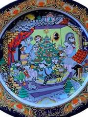 Vorschaubild 2 von Sammelteller Weihnachten 1986 Krippe Porzellan Mehrfarbig 28cm