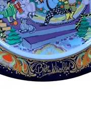 Vorschaubild 3 von Sammelteller Weihnachten 1986 Krippe Porzellan Mehrfarbig 28cm