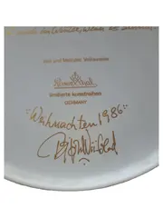 Vorschaubild 4 von Sammelteller Weihnachten 1986 Krippe Porzellan Mehrfarbig 28cm