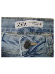 Vorschaubild 7 von Damen Tapered Fit Jeans Gr. 38 Blau Casual