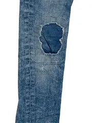Vorschaubild 2 von Kinder Destroyed Jeans Hose Blau Gr. 140 Baumwolle Streetwear