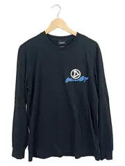 Vorschaubild 1 von Herren Langarmshirt Gr. 38 Schwarz Casual Baumwolle