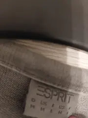 Vorschaubild 2 von Damen Sweatjacke Rüschen Reißverschluss Grau Gr. M