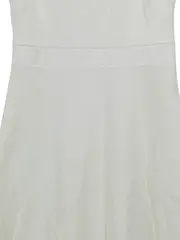 Vorschaubild 2 von Sommerkleid Damen Gr. 36/S Weiß Elegant Rippstrick
