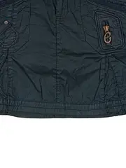 Vorschaubild 5 von Damen Minirock Gr. 40 Grau Baumwolle Cargo-Style