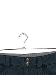 Vorschaubild 4 von Damen Minirock Gr. 40 Grau Baumwolle Cargo-Style