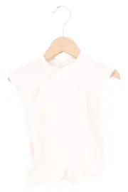 Vorschaubild 1 von Baby Body Kinder Gr. 62 Rosa gestreift Wickelbody Baumwolle