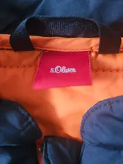 Vorschaubild 3 von Kinder Steppweste Gr. 92 Blau Logo-Print Freizeit Sportlich