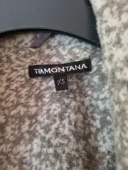 Vorschaubild 5 von Übergangsmantel Damen Grau Meliert Gr. 34/XS Wolle Polyester