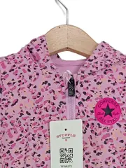 Vorschaubild 3 von Baby Body Strampler Kapuze Tiermotiv Rosa Gr. 74 Baumwolle