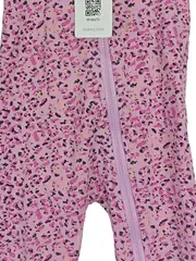 Vorschaubild 4 von Baby Body Strampler Kapuze Tiermotiv Rosa Gr. 74 Baumwolle