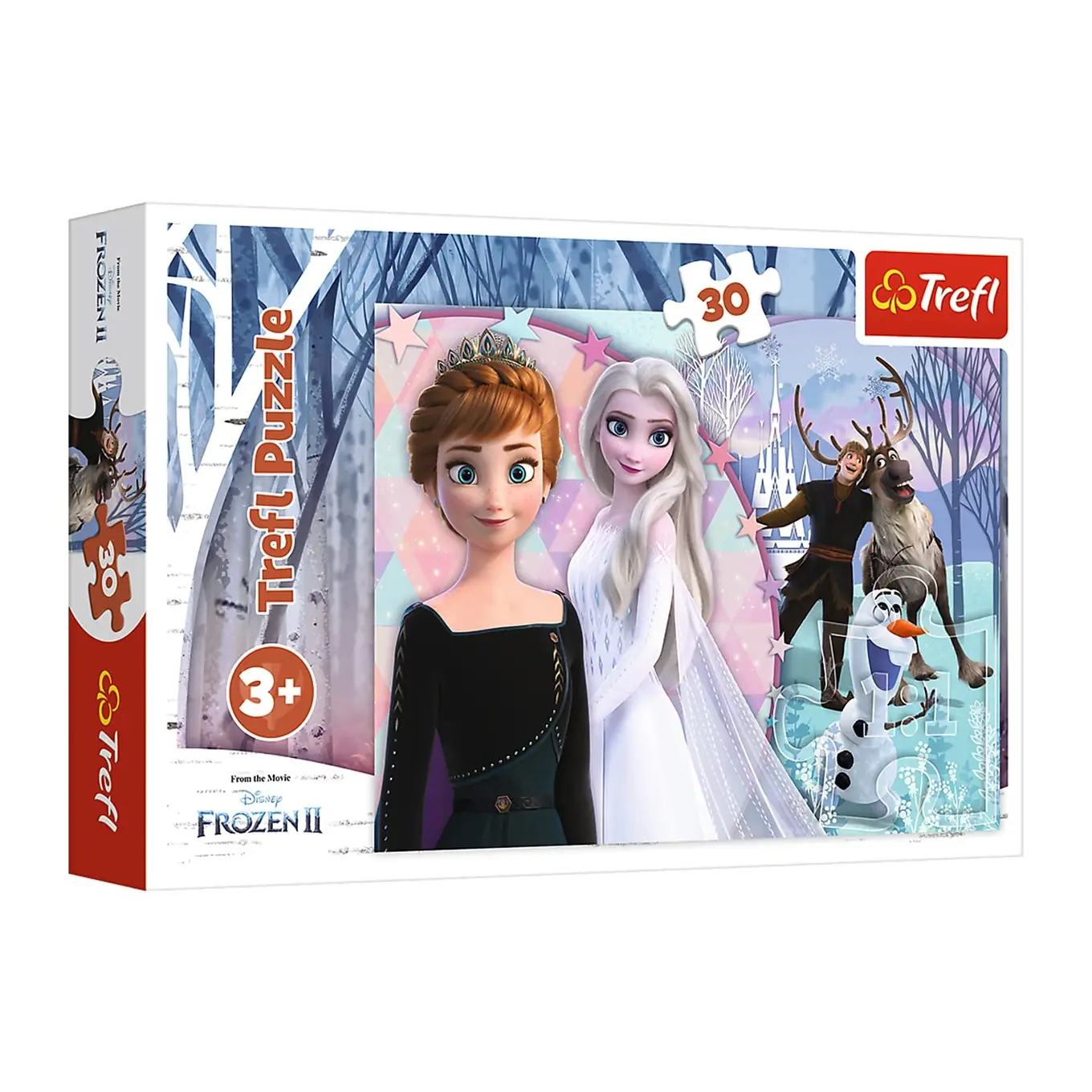 TREFL Disney Frozen 2 Puzzle 30 Teile Elsa Anna Olaf ab 3 J.