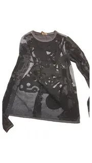 Vorschaubild 1 von Boys Kinder Pullover Langarmshirt Grau Print Gr. 152