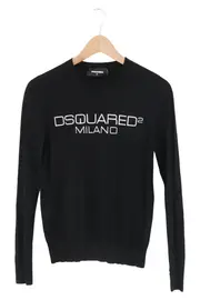 Vorschaubild 1 von Damen Sweatshirt Schwarz Logo-Print Einheitsgröße Casual Streetwear