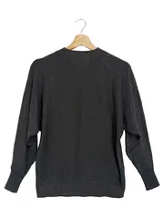 Vorschaubild 2 von Pullover Damen Gr. 34/XS Grau Elegant Metallic Langarm