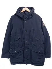 Vorschaubild 1 von Damen Parka Outdoor Jacke Blau Gr. 38/M Kapuze Wintermantel