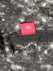 Vorschaubild 4 von Damen Strickjacke Grau Gr. 36/S Klassisch Casual Meliert Langarm