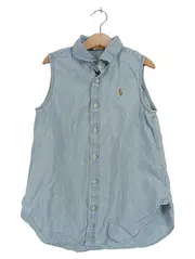 Vorschaubild 1 von Kinder Poloshirt ärmellos Gr. 12/146 Blau Casual