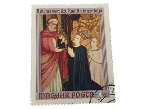 MAGYAR POSTA Briefmarke