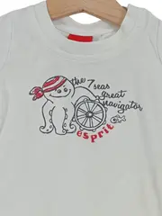 Vorschaubild 2 von Baby T-Shirt Gr. 56 Weiß Maritim Octopus Stickerei