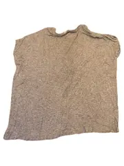 Vorschaubild 2 von Trafaluc Damen T-Shirt V-Ausschnitt Grau Meliert Gr. S