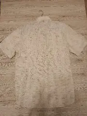 Vorschaubild 2 von Herren Kurzarmhemd Freizeithemd Beige Gr. XL Baumwolle