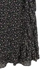 Vorschaubild 4 von Damen Sommerkleid Blumenmuster Wickelkleid Gr. M