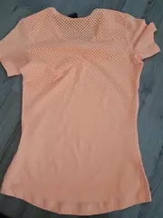 Vorschaubild 3 von Damen Sport Shirt XS Orange Atmungsaktiv Kurzarm