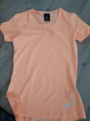 Vorschaubild 2 von Damen Sport Shirt XS Orange Atmungsaktiv Kurzarm