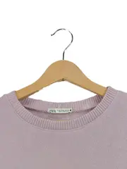 Vorschaubild 6 von Damen T-Shirt Kurzarm Lila Casual Gr. 38/M