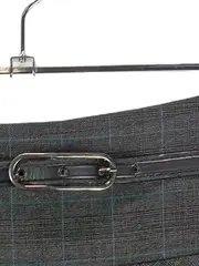 Vorschaubild 2 von Damen A-Linienrock kariert Business Minirock Gr. 38 Grau