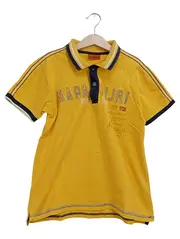 Vorschaubild 1 von Kinder Poloshirt Gr. 140 Gelb Preppy Sportlich Baumwolle