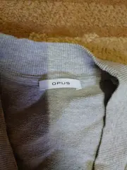 Vorschaubild 2 von Strickjacke Damen Grau Gr. 38/M Baumwolle Meliert Casual Cardigan