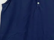 Vorschaubild 4 von Herren Poloshirt ärmellos Blau Gr. 52 XL Casual Uni
