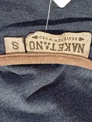 Vorschaubild 3 von Freizeitkleid Damen Blau Gr. 36/S Baumwolle Casual Midikleid