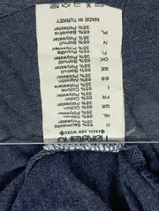 Vorschaubild 4 von Freizeitkleid Damen Blau Gr. 36/S Baumwolle Casual Midikleid