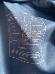 Vorschaubild 3 von Kinder Schneeanzug Overall Gr. 98/104 Petrol Waschbär Motiv