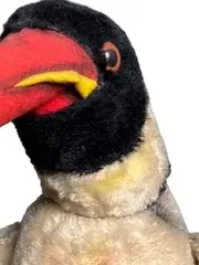 Vorschaubild 2 von Tukan Vogel Plüschtier Vintage Kuscheltier mit Knopf 34 cm