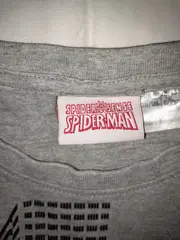 Vorschaubild 3 von Spider-Man Langarmshirt Jungen Gr. 128/134 Grau Marvel Superheld
