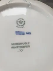 Vorschaubild 4 von Weihnachtsteller 1987 Schwan Winterbirds Porzellan Blau 18cm