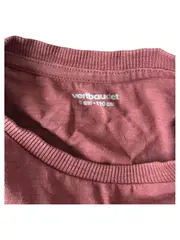 Vorschaubild 2 von T-Shirt Kinder Gr. 110 Rot Basic Baumwolle Kurzarm