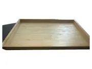 Vorschaubild 1 von Serviertablett Modern Braun Holz eckig