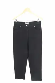 Vorschaubild 1 von Cassani Damen Mom Jeans Schwarz Gr. 38/M Klassisch Urban Vintage